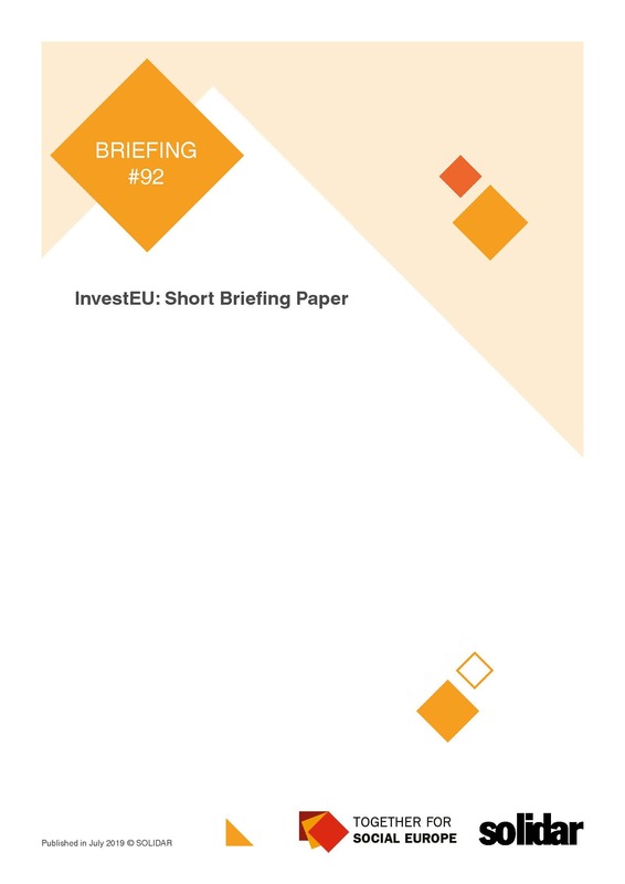 Briefing 92: InvestEU: Short Briefing Paper