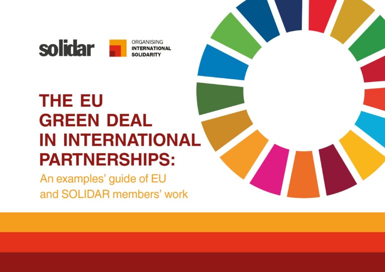 The EU Green Deal in International Partnerships: 
An examples’ guide of EU and SOLIDAR members’ work