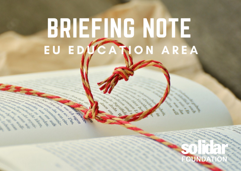 Briefing Note: European Education Area – Can the European Commission deliver on its vision?