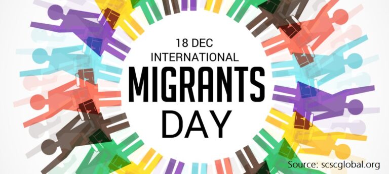 Statement: International Migrants’ Day – a humanitarian matter