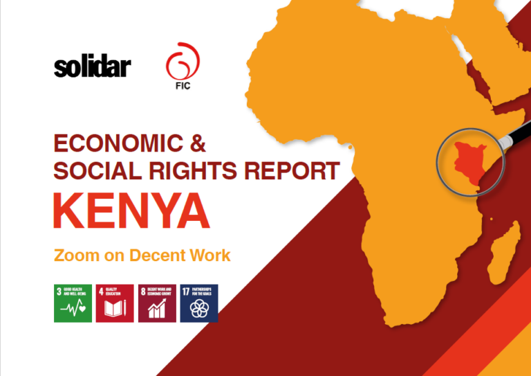 ECONOMIC & SOCIAL RIGHTS REPORT – KENYA