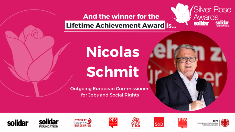 The Silver Rose Lifetime Achievement goes to… Nicolas Schmit