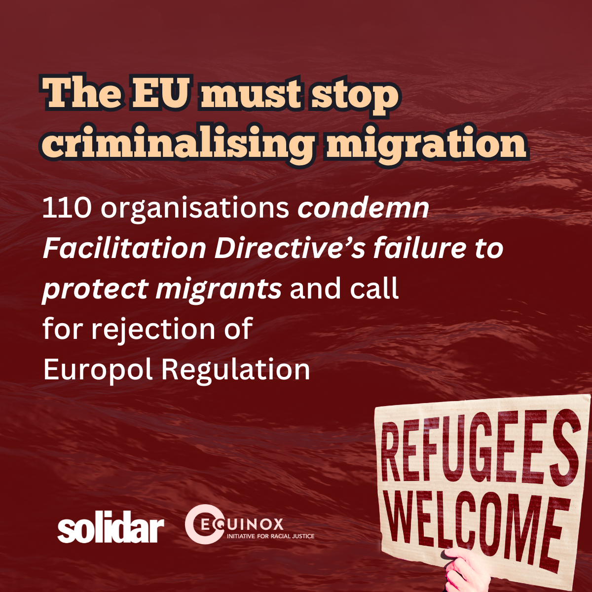 EU: Stop criminalising migration in the Facilitator’s Package law